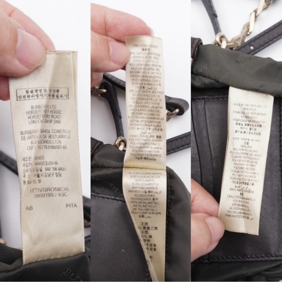 BURBERRY Haymarket Check Mini Tassel
Crossbody Bag - Picture 11 of 14